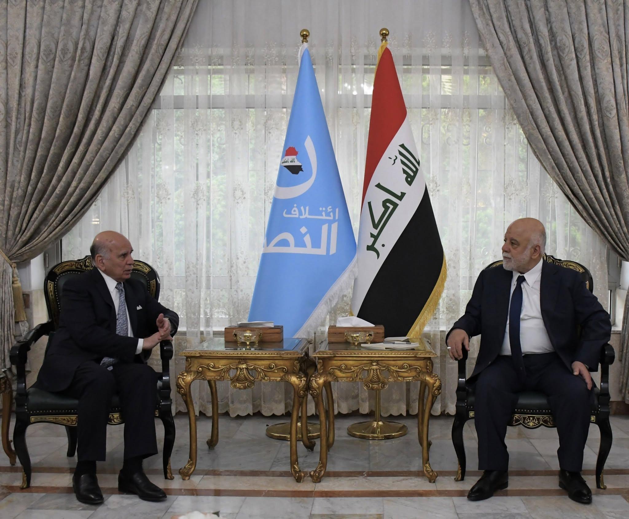 الدكتور حيدر العبادي يستقبل وزير الخارجية الدكتور فؤاد حسين