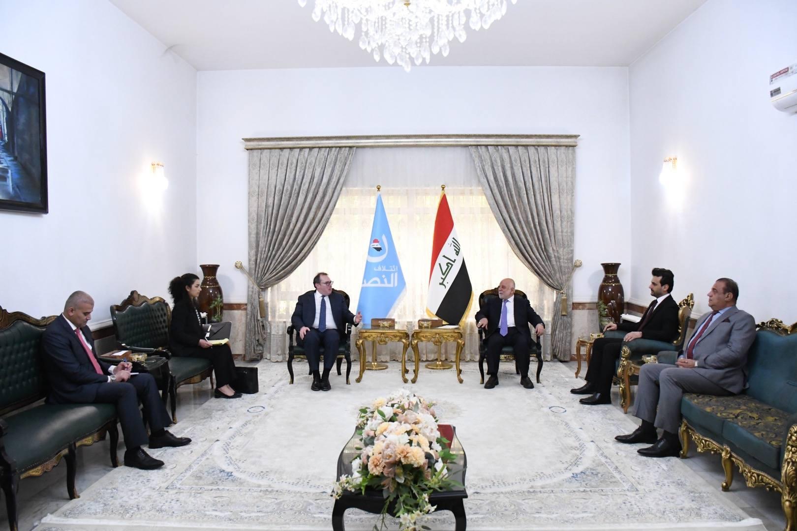 الدكتور حيدر العبادي يستقبل القائم بأعمال السفارة الأمريكية في بغداد