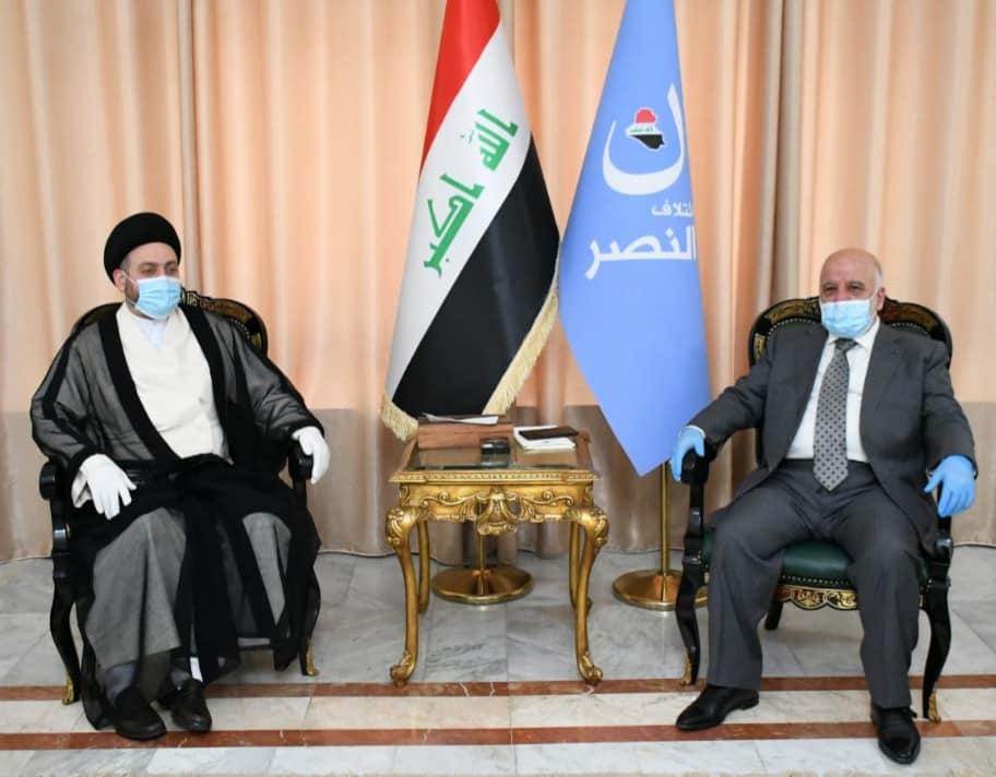 دكتور حەیدەر عەبادی پێشوازیی دەکات لە سەماحەتی سەید عەمار ئەلحەکیم