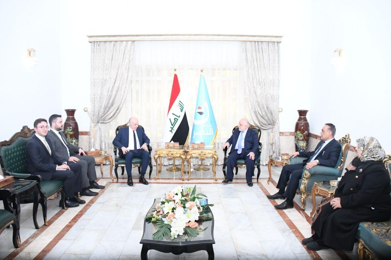 Dr. Haider Al-Abadi receives the Turkish Ambassador to Baghdad