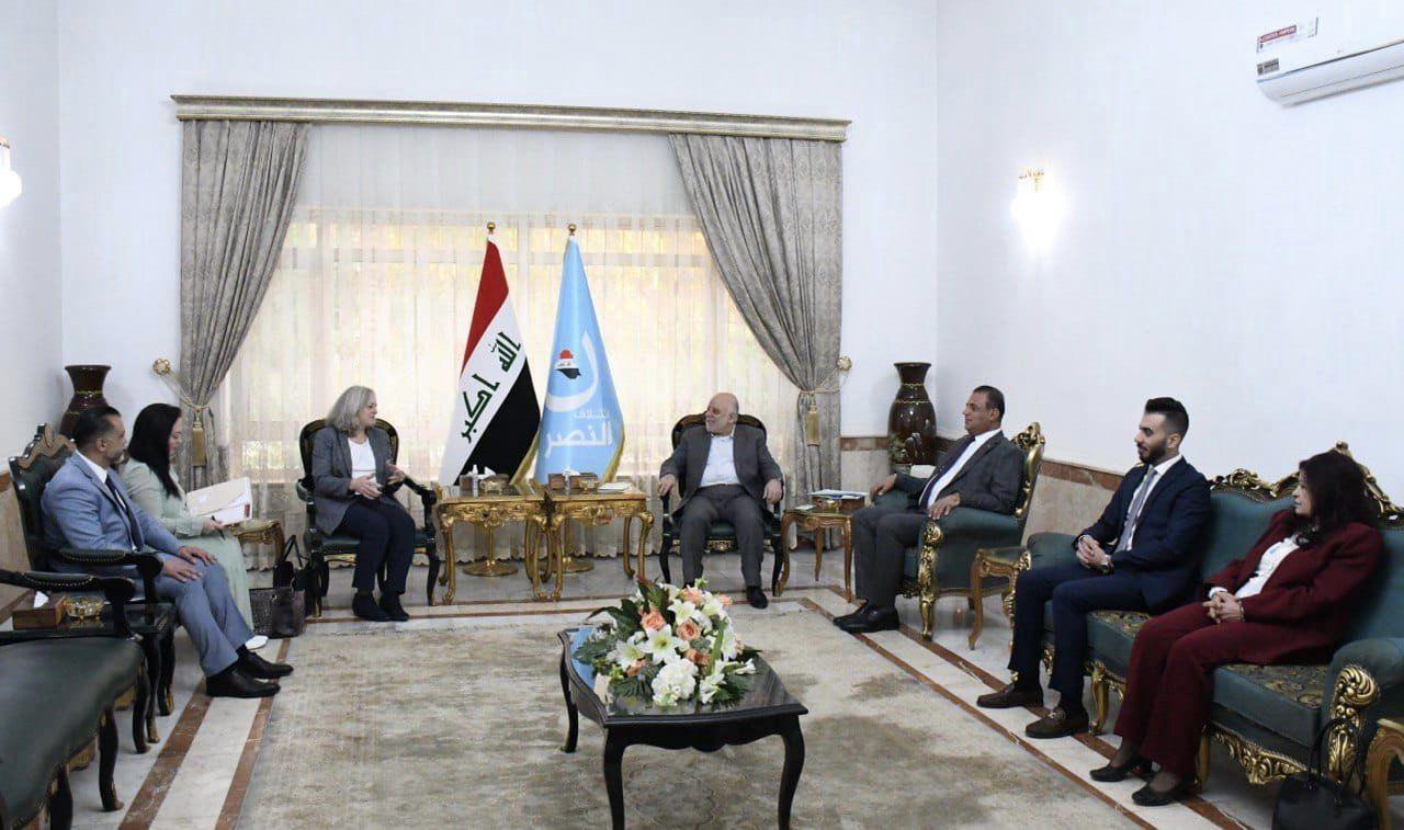 الدكتور العبادي يستقبل السفيرة الأمريكية في بغداد السيدة ألينا رومانسكي