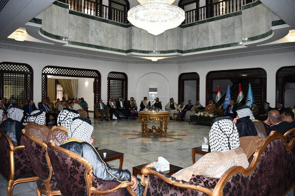 دکتۆرعەبادی پێشوازیی دەکات لە سەرۆک هۆز و ڕیشسپییەکانی پارێزگای زیقار