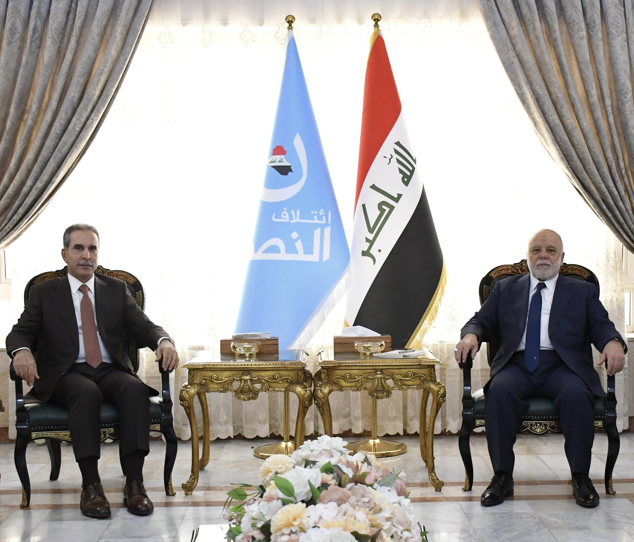 الدكتور حيدر العبادي يستقبل رئيس مجلس القضاء الدكتور فائق زيدان