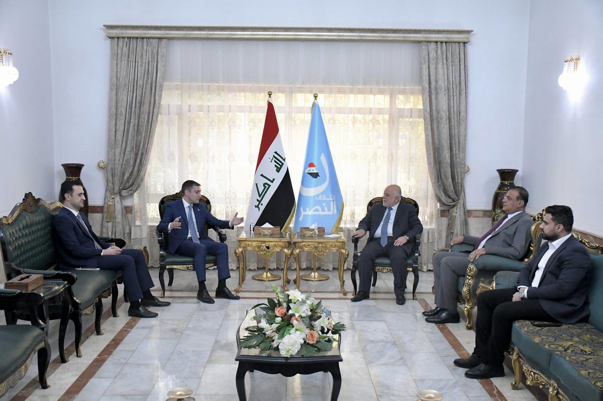 Dr. Haider Al-Abadi receives the Azerbaijani Ambassador to Baghdad