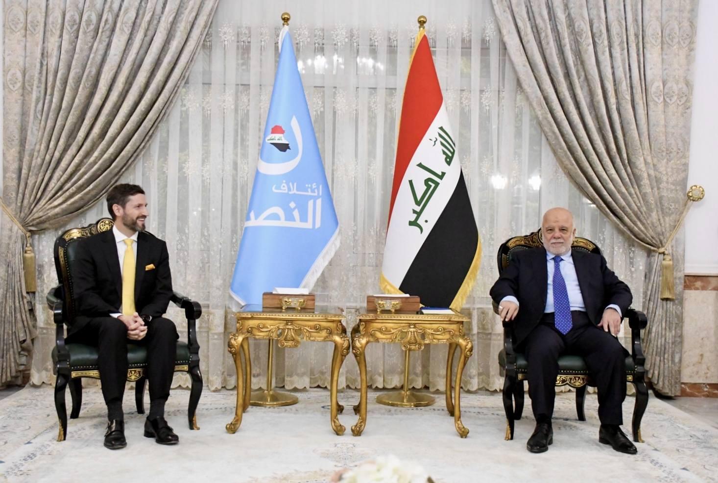 الدكتور حيدر العبادي يستقبل وفد شركة شيفرون الأمريكية