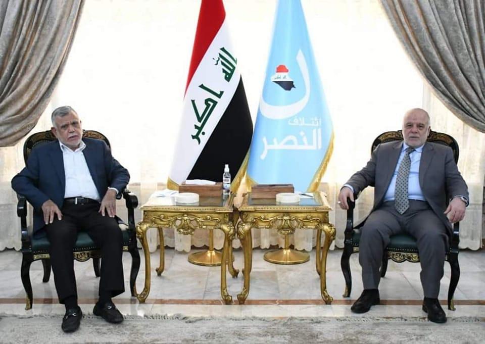 Dr. Al-Abadi receives the head of the Al-Fateh Alliance, Mr. Hadi Al-Amiri