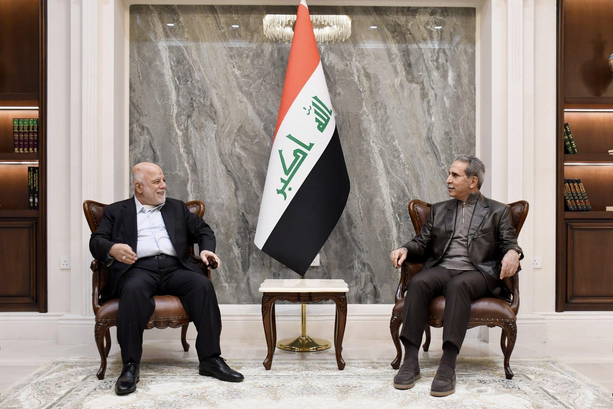 الدكتور حيدر العبادي يلتقي رئيس مجلس القضاء الدكتور فائق زيدان