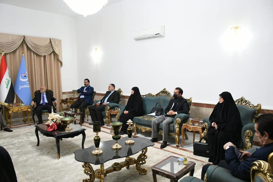 Dr. Al-Abadi chairs a meeting of Al Nasr Coalition to discuss the financial budget, early elections,