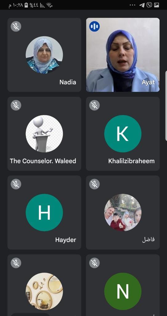 مكتب المرأة في ائتلاف النصر يقيم ندوة الكترونية حول الإبتزاز الالكتروني