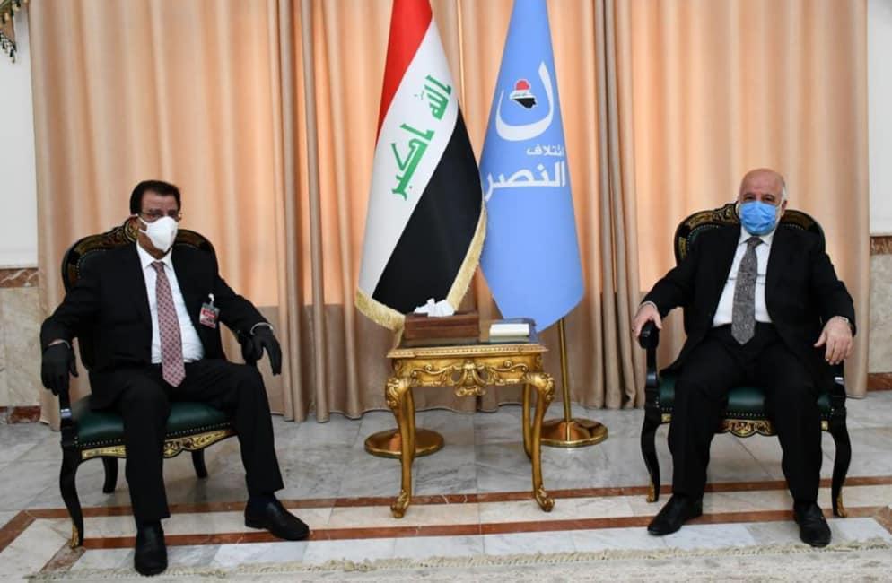 الدكتور العبادي يستقبل وزير الزراعة