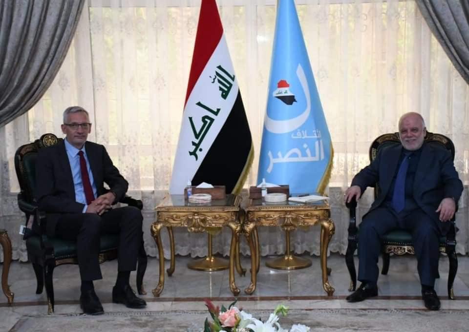 Dr. Haider Al-Abadi receives separately the Ambassadors of Germany and Australia to Iraq