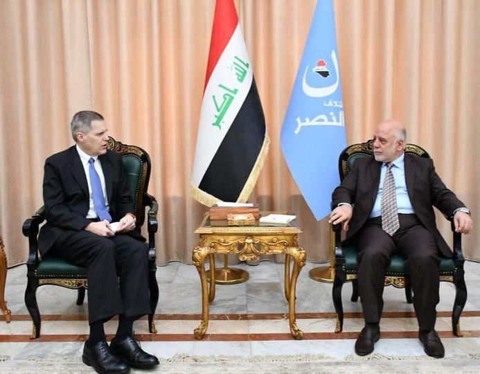 الدكتور العبادي يستقبل السفير الأمريكي ويبحث معه الأوضاع في العراق المنطقة