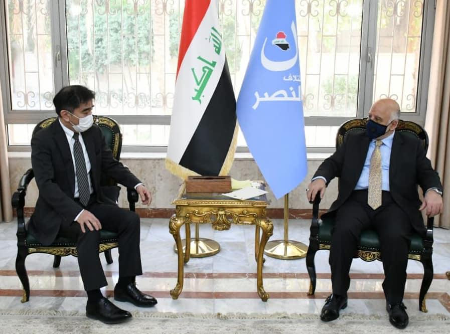 Dr. Al-Abadi receives the Japanese Ambassador in Baghdad