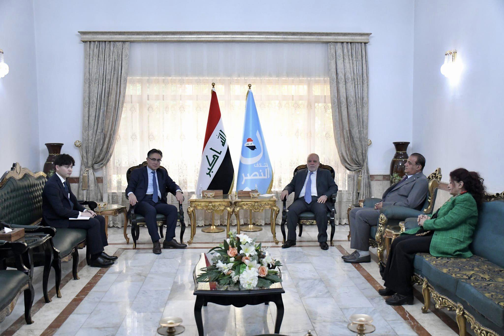 Dr. Haider Al-Abadi receives the Japanese Ambassador to Baghdad