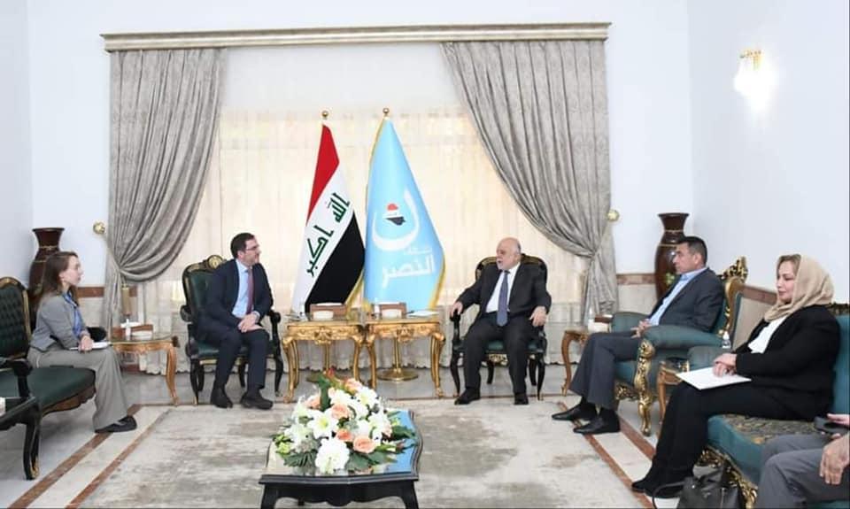 Dr. Al-Abadi receives the British Ambassador to Baghdad and discusses with him the political situati